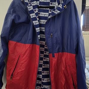 Champion Men's Blue and Red Jacket